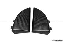 Load image into Gallery viewer, 2014-2021 Mercedes Benz C217 S63/S65 AMG Coupe OE Style Carbon Fiber Rrar Bumper Caps - Carbonado Aero