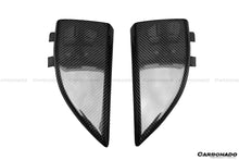 Load image into Gallery viewer, 2014-2021 Mercedes Benz C217 S63/S65 AMG Coupe OE Style Carbon Fiber Rrar Bumper Caps - Carbonado Aero