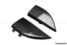 Load image into Gallery viewer, 2014-2021 Mercedes Benz C217 S63/S65 AMG Coupe OE Style Carbon Fiber Rrar Bumper Caps - Carbonado Aero