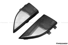 Load image into Gallery viewer, 2014-2021 Mercedes Benz C217 S63/S65 AMG Coupe OE Style Carbon Fiber Rrar Bumper Caps - Carbonado Aero