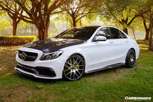 Load image into Gallery viewer, 2015-2021 Mercedes Benz W205 C63/S AMG Sedan BKSS Style Carbon Fiber Front Lip - Carbonado Aero