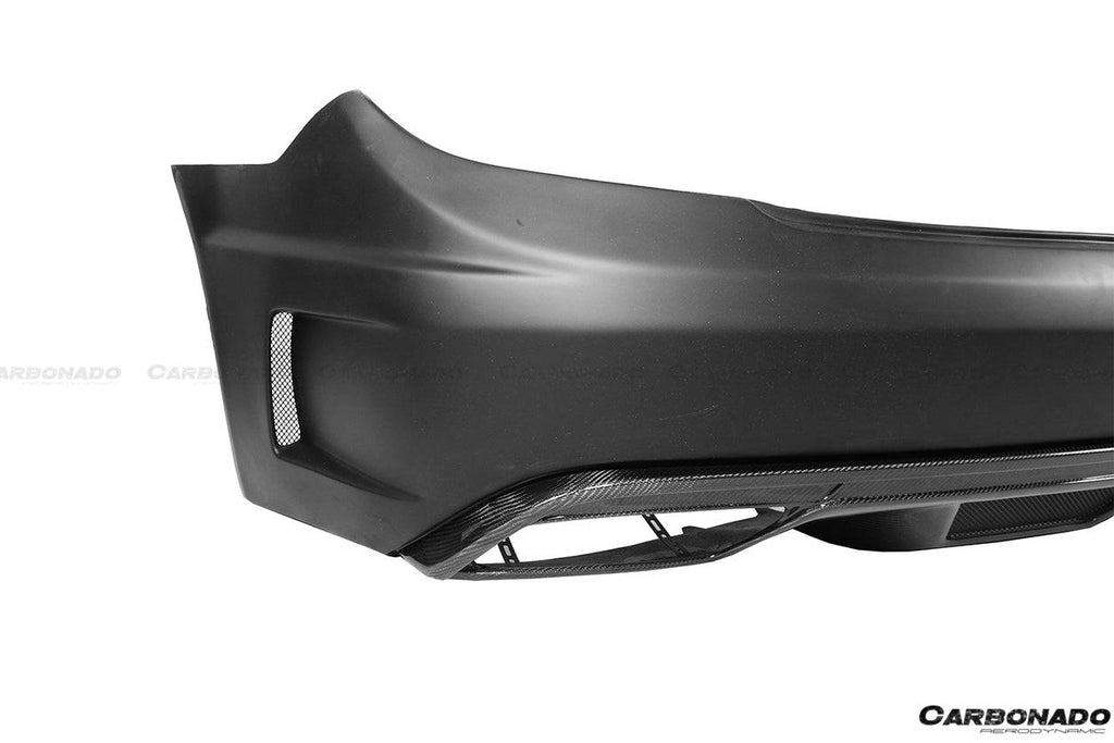 2008-2014 Mercedes Benz C Class W204 P Style Rear Bumper - Carbonado Aero