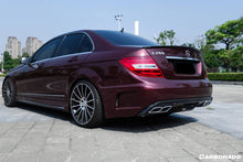 Load image into Gallery viewer, 2008-2014 Mercedes Benz C Class W204 P Style Rear Bumper - Carbonado Aero