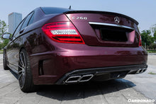 Load image into Gallery viewer, 2008-2014 Mercedes Benz C Class W204 P Style Rear Bumper - Carbonado Aero
