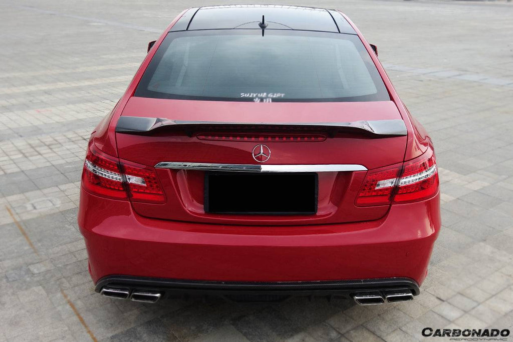 2010-2016 Mercedes Benz E Class W207 Coupe RT Style Trunk Spoiler - Carbonado Aero