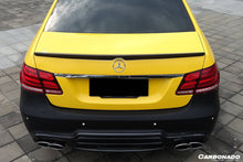 Load image into Gallery viewer, 2014-2016 Mercedes Benz E Class W212 WD Style Rear Bumper - Carbonado Aero