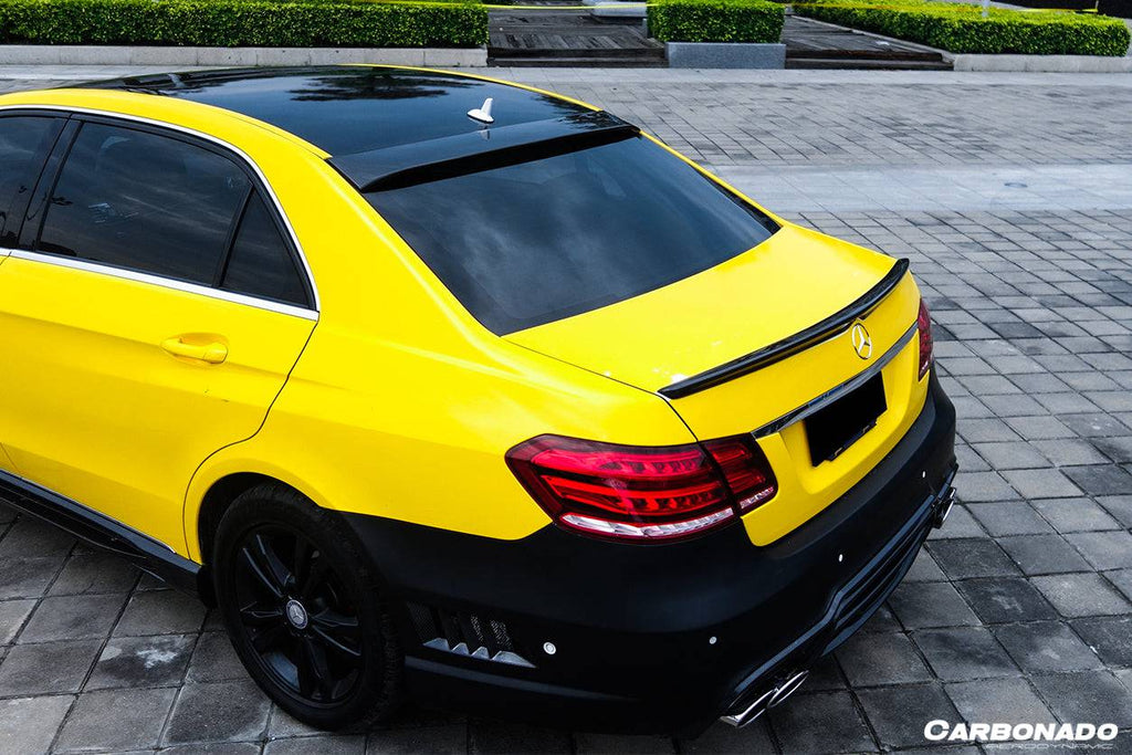 2014-2016 Mercedes Benz E Class W212 WD Style Rear Bumper - Carbonado Aero