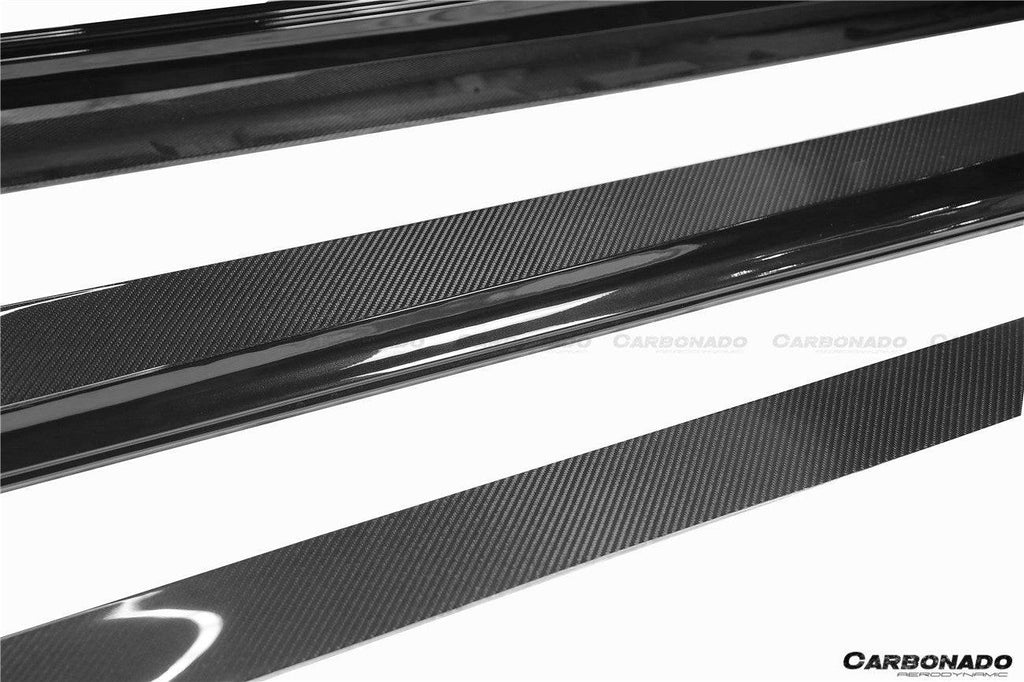 2017-2020 Mercedes Benz S63 AMG W222.2 Sedan MSY Style Side Skirts - Carbonado Aero