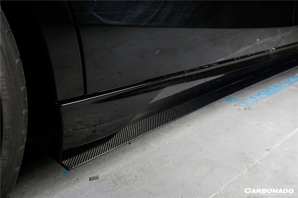 2017-2020 Mercedes Benz S63 AMG W222.2 Sedan MSY Style Side Skirts - Carbonado Aero