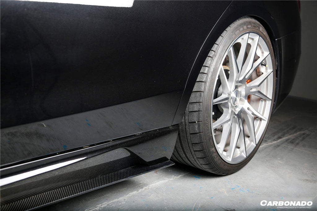 2017-2020 Mercedes Benz S63 AMG W222.2 Sedan MSY Style Side Skirts - Carbonado