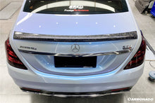 Load image into Gallery viewer, 2014-2020 Mercedes Benz S63 AMG W222 Sedan MSY Style Carbon Fiber Trunk Spoiler - Carbonado Aero
