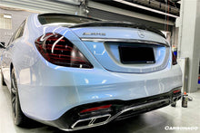 Load image into Gallery viewer, 2014-2020 Mercedes Benz S63 AMG W222 Sedan MSY Style Carbon Fiber Trunk Spoiler - Carbonado Aero