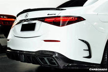Load image into Gallery viewer, 2021-UP Mercedes Benz S Class W223 4Matic Sedan MSY Style Rear Lip with LED Light And Exhaust tips - Carbonado Aero