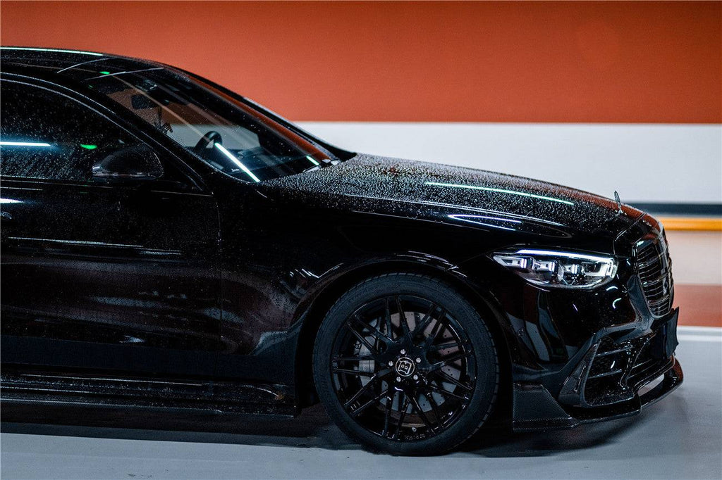 2021-UP Mercedes Benz S Class W223 4Matic Sedan MSY Style Front Lip  - Carbonado Aero