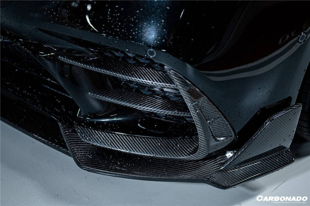 2021-UP Mercedes Benz S Class W223 4Matic Sedan MSY Style Front Bumper Vents - Carbonado Aero