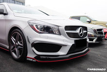Load image into Gallery viewer, 2014-2016 Mercedes Benz W117 CLA Sport / CLA45 AMG RZS Style Front Canards - Carbonado Aero