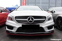 Load image into Gallery viewer, 2014-2016 Mercedes Benz W117 CLA Sport / CLA45 AMG RZS Style Front Canards - Carbonado Aero