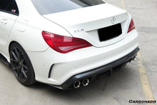 Load image into Gallery viewer, 2014-2016 Mercedes Benz W117 CLA Sport / CLA45 AMG PA Style Rear Diffuser w/exhaust tips - Carbonado Aero