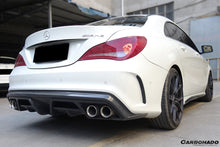 Load image into Gallery viewer, 2014-2016 Mercedes Benz W117 CLA Sport / CLA45 AMG PA Style Rear Diffuser w/exhaust tips - Carbonado Aero
