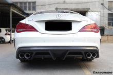 Load image into Gallery viewer, 2014-2016 Mercedes Benz W117 CLA Sport / CLA45 AMG PA Style Rear Diffuser w/exhaust tips - Carbonado Aero