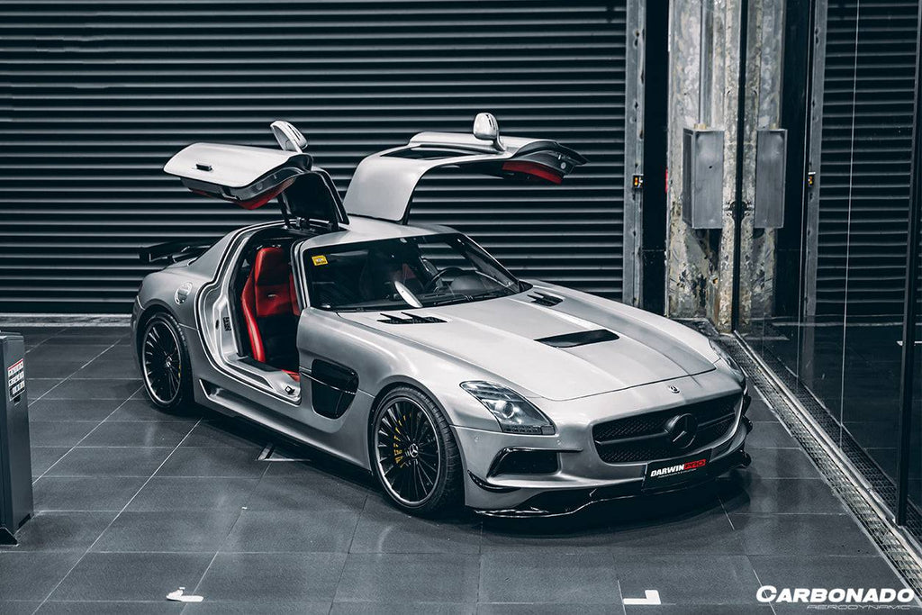 2010-2015 Mercedes Benz W197 SLS AMG BKSS Style Carbon Fiber Hood - Carbonado