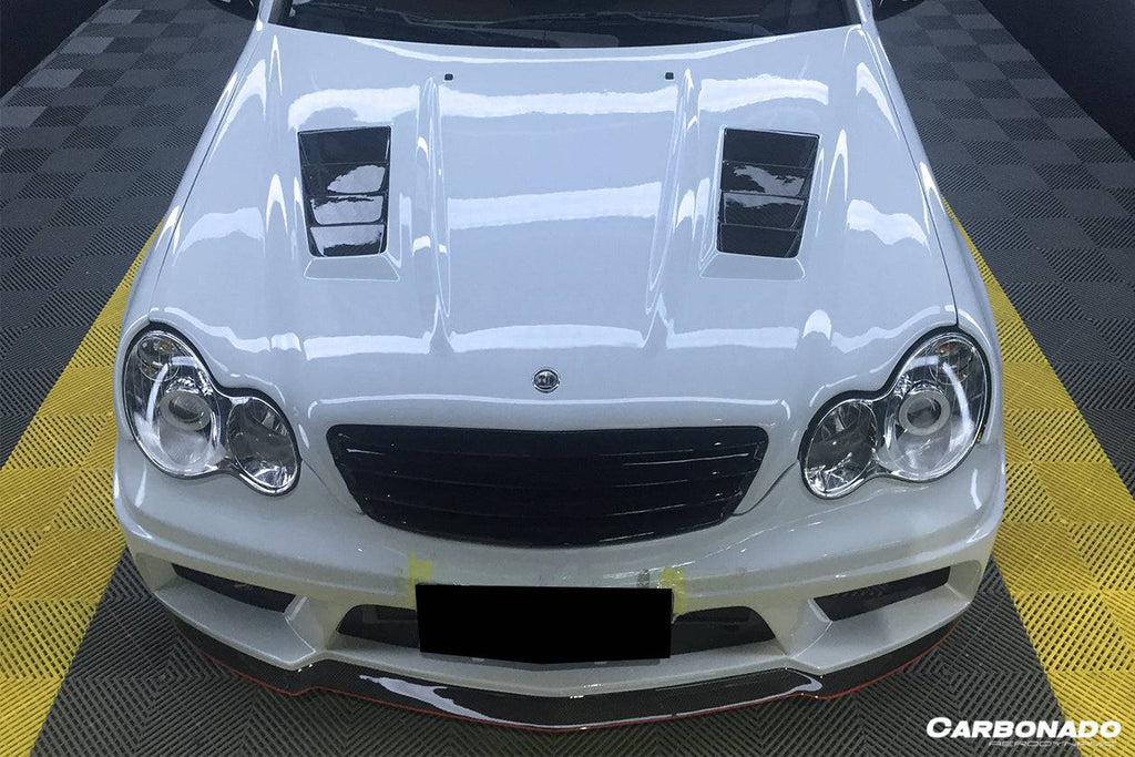 2001-2007 Mercedes Benz W203 C Class WI Style Hood - Carbonado Aero