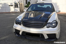 Load image into Gallery viewer, 2001-2007 Mercedes Benz W203 C Class WI Style Hood - Carbonado Aero