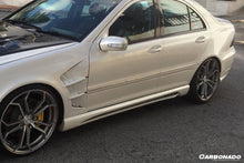 Load image into Gallery viewer, 2001-2007 Mercedes Benz W203 C Class WI Style Side Skirts - Carbonado Aero