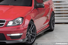 Load image into Gallery viewer, 2008-2014 Mercedes Benz W204 C63 AMG RZ Style Carbon Fiber Side Skirts