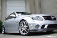 Load image into Gallery viewer, 2008-2014 Mercedes Benz W204 C63 AMG RZ Style Carbon Fiber Side Skirts