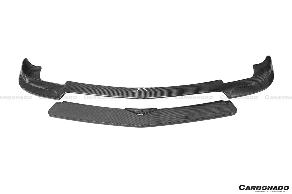2012-2014 Mercedes Benz W204 C63 AMG RZ Style Carbon Fiber Front Lip