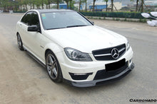Load image into Gallery viewer, 2012-2014 Mercedes Benz W204 C63 AMG RZ Style Carbon Fiber Front Lip
