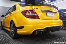 Load image into Gallery viewer, 2012-2014 Mercedes Benz W204 C63 AMG RZ Style Carbon Fiber Rear Lip