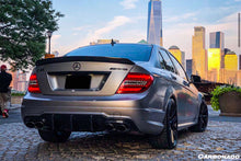 Load image into Gallery viewer, 2012-2014 Mercedes Benz W204 C63 AMG RZ Style Carbon Fiber Rear Lip
