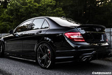 Load image into Gallery viewer, 2012-2014 Mercedes Benz W204 C63 AMG RZ Style Carbon Fiber Rear Lip