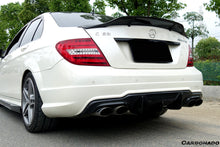 Load image into Gallery viewer, 2012-2014 Mercedes Benz W204 C63 AMG Sedan VS Style Carbon Fiber Rear Lip