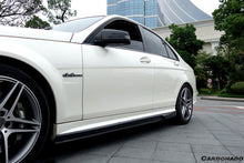 Load image into Gallery viewer, 2008-2014 Mercedes Benz W204 C63 AMG Sedan VS Style Carbon Fiber Side Skirts