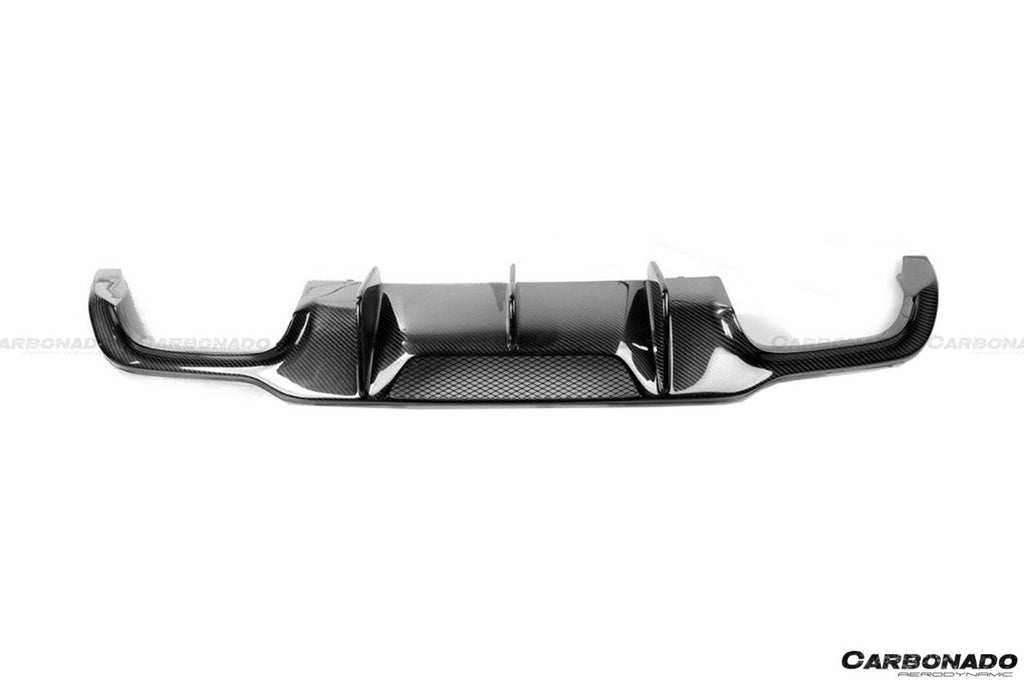 2012-2014 Mercedes Benz W204 C63 AMG Sedan VS Style Carbon Fiber Rear Lip - Carbonado Aero