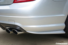 Load image into Gallery viewer, 2012-2014 Mercedes Benz W204 C63 AMG RZS Style Carbon Fiber Rear Bumper Caps - Carbonado Aero