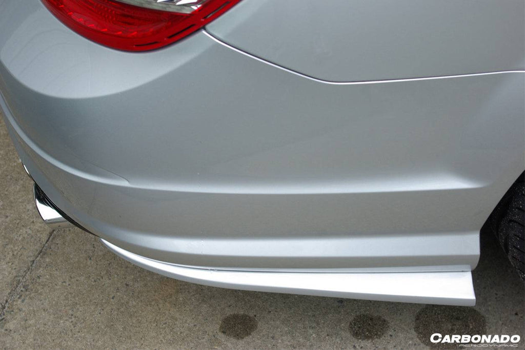 2012-2014 Mercedes Benz W204 C63 AMG RZS Style Carbon Fiber Rear Bumper Caps - Carbonado Aero
