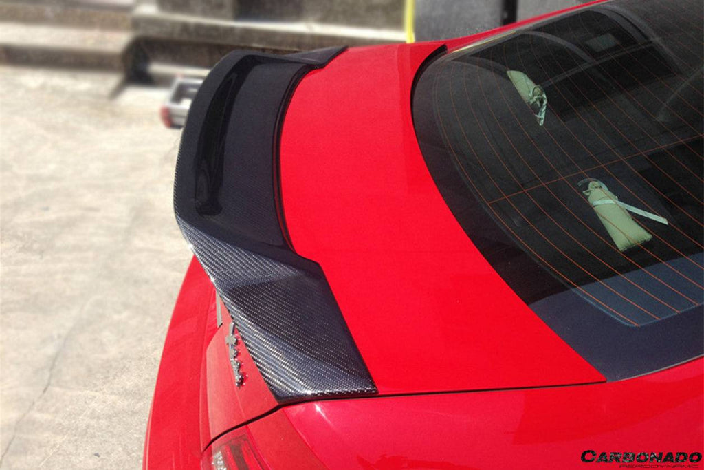 Mercedes Benz W204 C Class/ C63 AMG Coupe RT Style Carbon Fiber Trunk Spoiler - Carbonado Aero