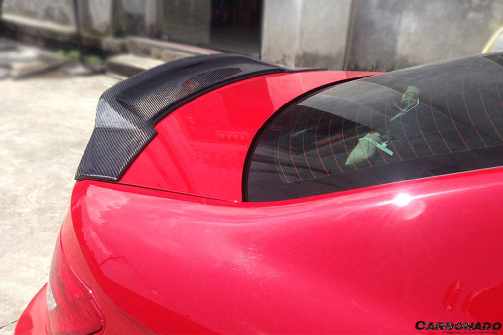 Mercedes Benz W204 C Class/ C63 AMG Coupe RT Style Carbon Fiber Trunk Spoiler - Carbonado Aero
