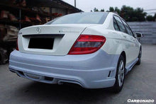 Load image into Gallery viewer, 2008-2014 Mercedes Benz W204 C Class DE Style Rear Bumper - Carbonado Aero