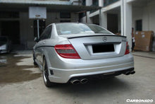 Load image into Gallery viewer, 2008-2014 Mercedes Benz W204 C Class DE Style Rear Bumper - Carbonado Aero