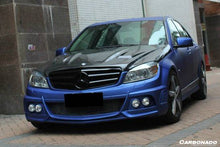 Load image into Gallery viewer, 2008-2013 Mercedes Benz W204 C Class DE Style Front Bumper w/ LED Lights - Carbonado Aero