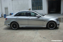Load image into Gallery viewer, 2008-2014 Mercedes Benz W204 C Class DE Style Side Skirts - Carbonado Aero