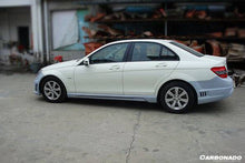Load image into Gallery viewer, 2008-2014 Mercedes Benz W204 C Class DE Style Side Skirts - Carbonado Aero