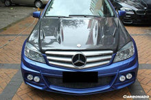 Load image into Gallery viewer, 2008-2013 Mercedes Benz W204 C Class DE Style Front Bumper w/ LED Lights - Carbonado Aero