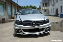 Load image into Gallery viewer, 2008-2013 Mercedes Benz W204 C Class DE Style Front Bumper w/ LED Lights - Carbonado Aero