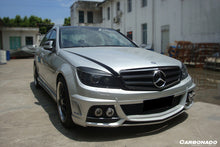 Load image into Gallery viewer, 2008-2013 Mercedes Benz W204 C Class DE Style Front Bumper w/ LED Lights - Carbonado Aero